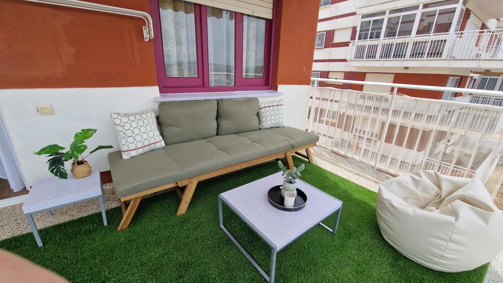 Incredible Seafront With Sunrise And Sunset Views Apartment Benicassim Exterior photo