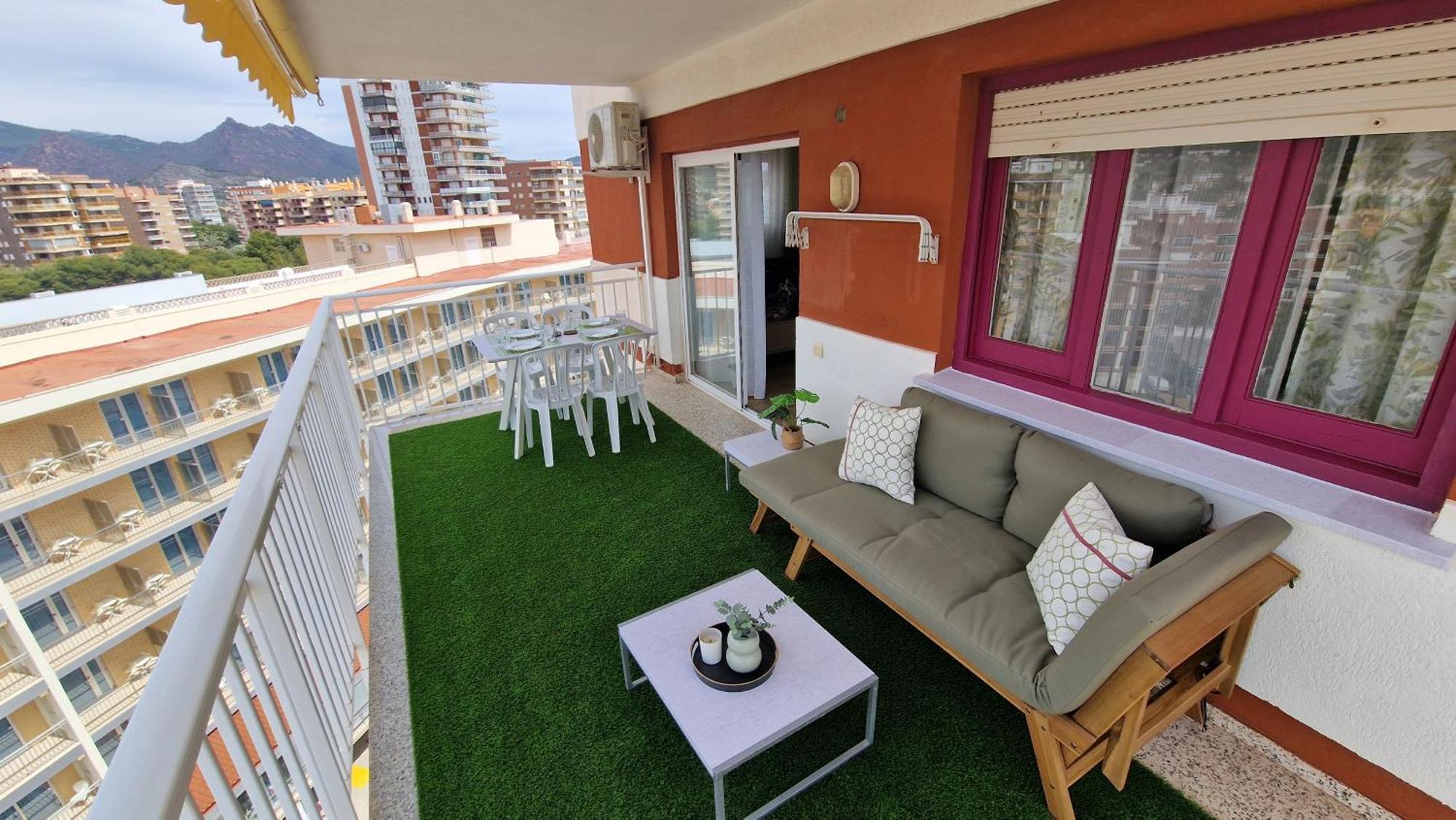 Incredible Seafront With Sunrise And Sunset Views Apartment Benicassim Exterior photo